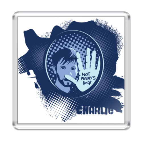 Магнит с принтом   Charlei