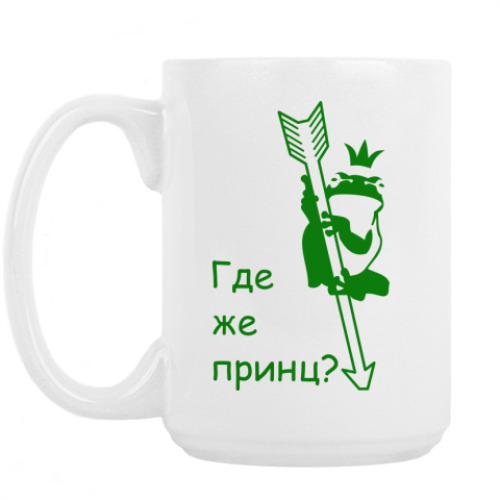 Кружка с принтом Лягушка