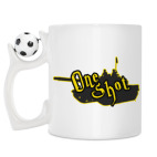 Кружка с футбольным мячиком