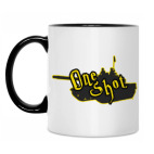 Кружка двухцветная