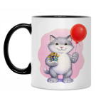 Кружка двухцветная