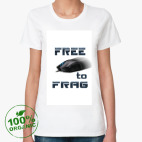 Женская футболка органик