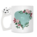 Кружка с футбольным мячиком