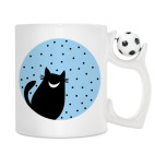 Кружка с футбольным мячиком