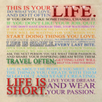  This is your life