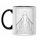 Кружка двухцветная