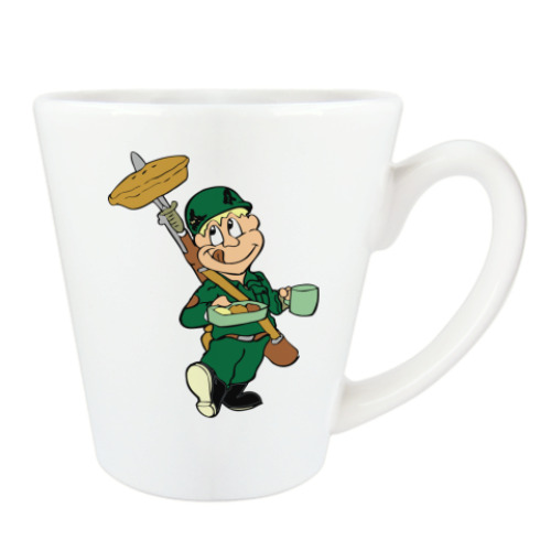 Чашка Латте с принтом Защитник