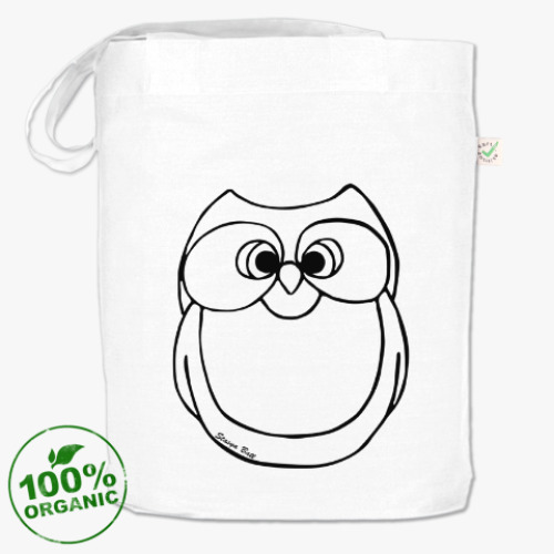 Сумка шоппер с принтом Сова