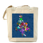 Холщовая сумка шоппер Фантазия