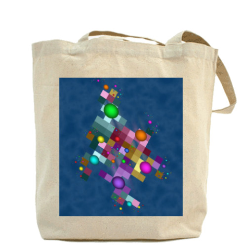 Сумка шоппер с принтом Фантазия