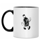 Кружка двухцветная