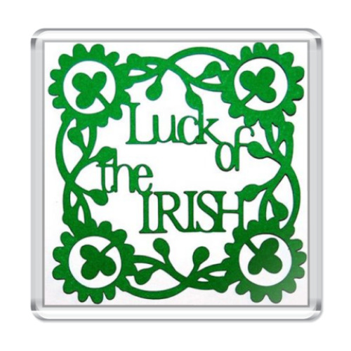 Магнит с принтом  Luck of the irish