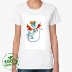 Женская футболка органик