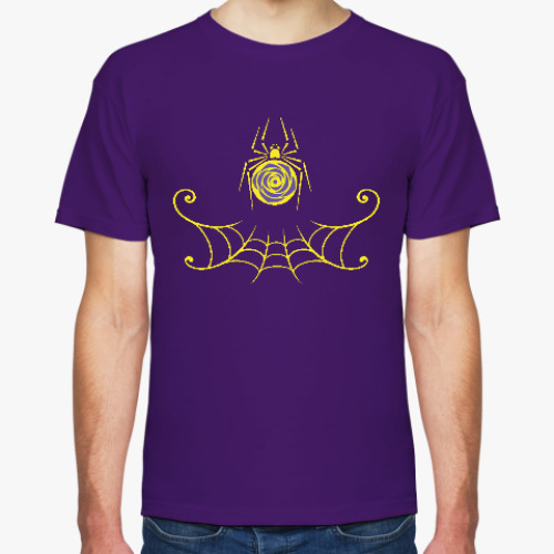 Футболка с принтом Паук. Halloween