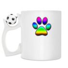 Кружка с футбольным мячиком