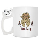 Кружка с футбольным мячиком