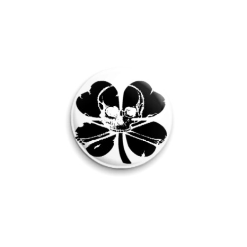 Значок 25мм с принтом  'Clover'