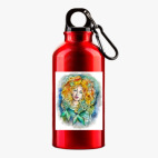 Металлическая бутылка 400 мл UV-DTF