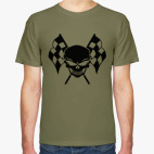 Череп и флаги