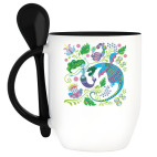 Кружка с ложкой