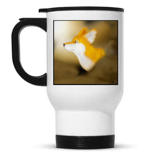 Кружка-термос с принтом 'Fox'
