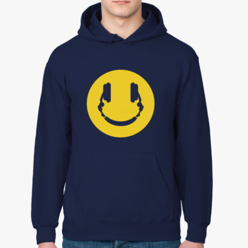 Толстовка худи с принтом DJ's smile!