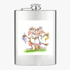 Фляжка стальная