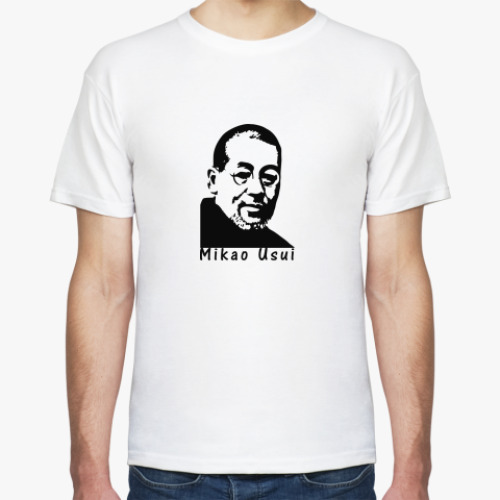 Футболка с принтом Микао Усуи