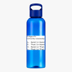 Прозрачная спортивная бутылка