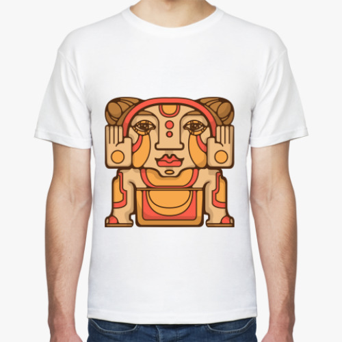 Футболка с принтом Индеец