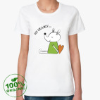 Женская футболка органик