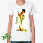 Женская футболка органик