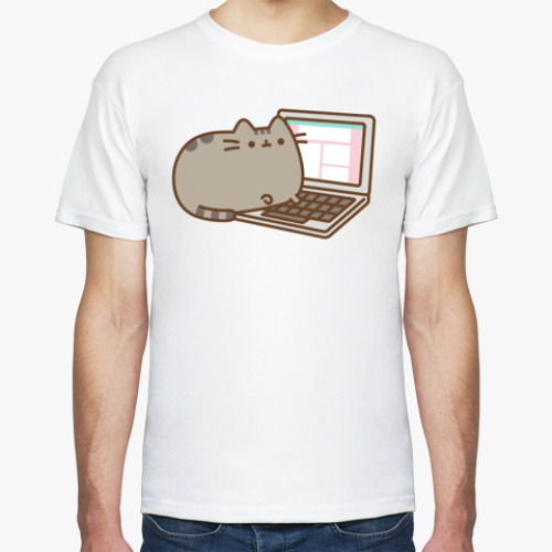 Футболка с принтом COMP CAT