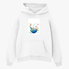 Толстовка худи оверсайз