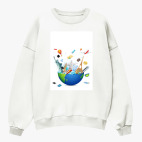 Свитшот оверсайз