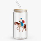 Банка с бамбуковой крышкой