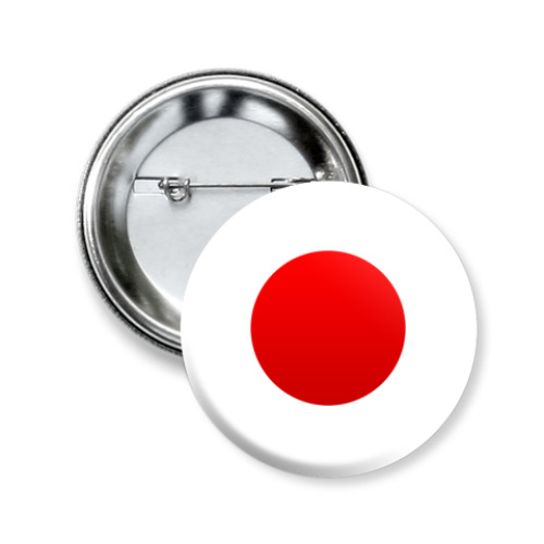 Значок 50мм с принтом Япония, Japan