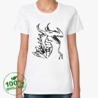 Женская футболка органик