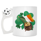 Кружка с футбольным мячиком