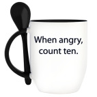 Кружка с ложкой