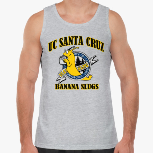 Майка с принтом uc santa cruz banana slugs