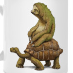 Ленивец на черепахе