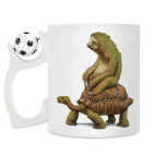Кружка с футбольным мячиком