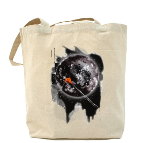 Сумка шоппер с принтом Dark moon