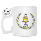 Кружка с футбольным мячиком