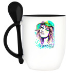 Кружка с ложкой