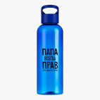 Прозрачная спортивная бутылка