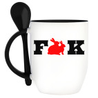 Кружка с ложкой