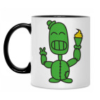 Кружка двухцветная