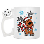 Кружка с футбольным мячиком